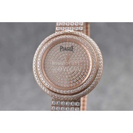 Piaget Possession Sapphire Crystal Glass Watch Rose Gold