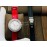 Piaget An Factory Diamond Case Leather Strap Watch Red