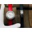 Piaget An Factory Diamond Case Red Leather Strap Watch