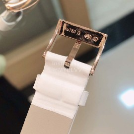 Piaget Limelight Sapphire Crystal Glass Square Diamond Watch White