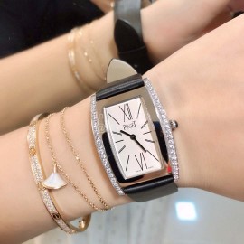 Piaget Limelight Sapphire Crystal Glass Square Diamond Watch