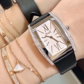 Piaget Limelight Sapphire Crystal Glass Square Diamond Watch