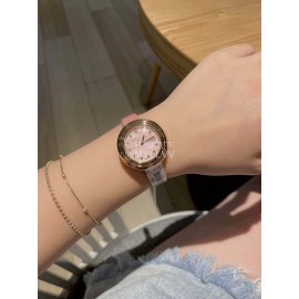 Piaget Possession Sapphire Crystal Glass Pink Strap Quartz Watch 