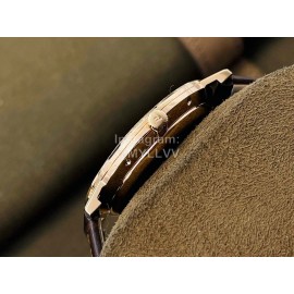 Piaget Pg Factory 38mm Dial Leather Strap Watch