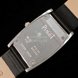 Piaget Limelight Diamond Dial Black Strap Watch 