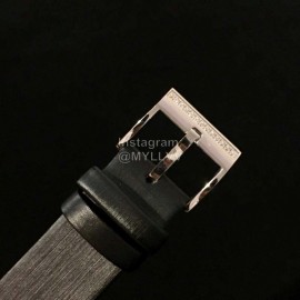 Piaget Limelight Diamond Dial Black Strap Watch 