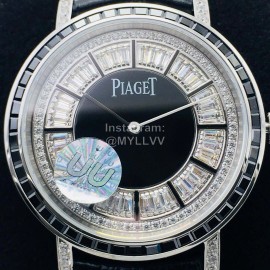 Piaget Uu Factory Black Leather Strap 41mm Dial Watch