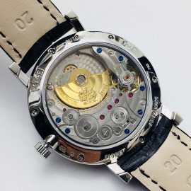 Piaget Uu Factory Black Leather Strap 41mm Dial Watch