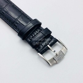 Piaget Uu Factory Black Leather Strap 41mm Dial Watch