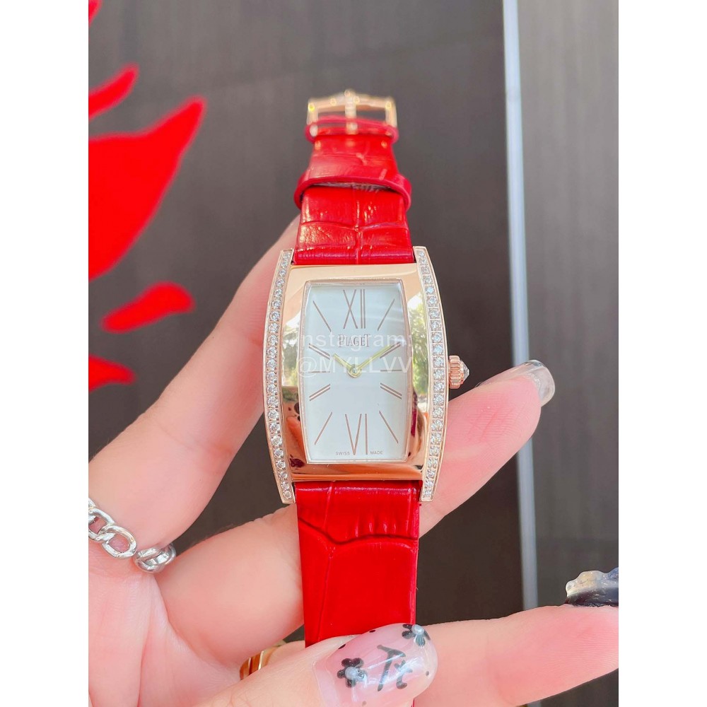 Piaget Fashion Strap Watch For Women Red