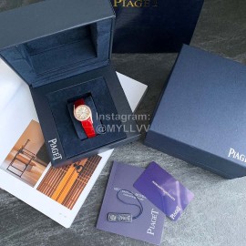 Piaget Limelight Gala 26mm Dial Red Leather Strap Watch