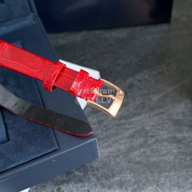 Piaget Limelight Gala 26mm Dial Red Leather Strap Watch