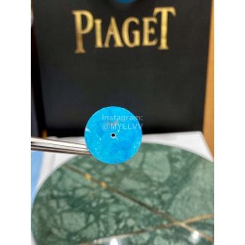 Piaget 316l Refined Steel 34mm Dial Watch Blue