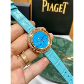 Piaget 316l Refined Steel 34mm Dial Watch Blue