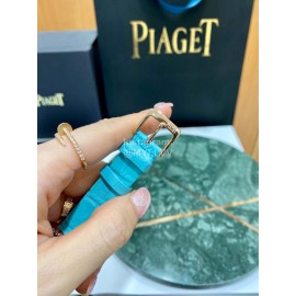 Piaget 316l Refined Steel 34mm Dial Watch Blue