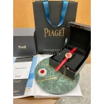 Piaget 316l Refined Steel 34mm Dial Watch Red