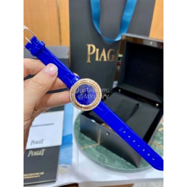 Piaget 316l Refined Steel 34mm Dial Watch Dark Blue