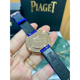 Piaget 316l Refined Steel 34mm Dial Watch Dark Blue