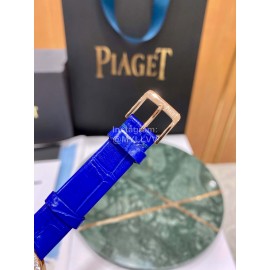 Piaget 316l Refined Steel 34mm Dial Watch Dark Blue