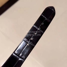 Piaget Limelight Gala Diamond Leather Strap Watch Black