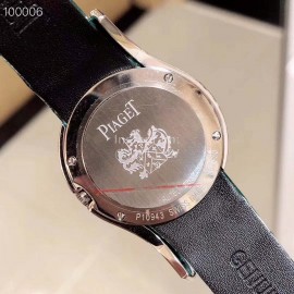 Piaget Limelight Gala Diamond Leather Strap Watch Green