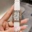 Piaget 316l Refined Steel White Strap Watch