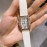 Piaget 316l Refined Steel White Strap Watch