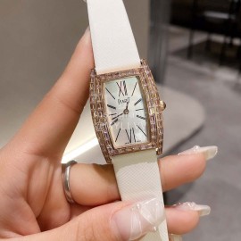 Piaget 316l Refined Steel White Strap Watch