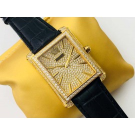 Piaget Pff Factory Sapphire Crystal Diamond Dial Watch Gold