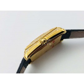 Piaget Pff Factory Sapphire Crystal Diamond Dial Watch Gold