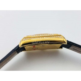 Piaget Pff Factory Sapphire Crystal Diamond Dial Watch Gold