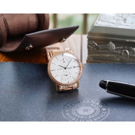 Piaget Altiplano Sapphire Crystal Steel Strap Watch Rose Gold