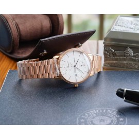 Piaget Altiplano Sapphire Crystal Steel Strap Watch Rose Gold