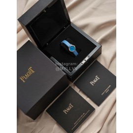 Piaget Altiplano Mini 316 Steel Sapphire Crystal Watch Blue