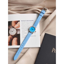 Piaget Altiplano Mini 316 Steel Sapphire Crystal Watch Blue