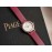 Piaget Altiplano Mini 316 Steel Sapphire Crystal Watch Wine Red