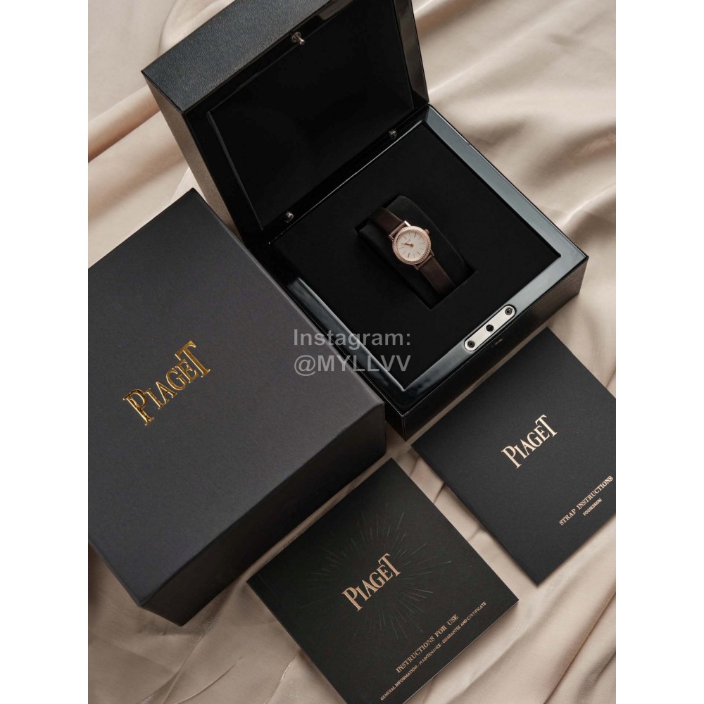 Piaget Altiplano Mini 316 Steel Sapphire Crystal Watch Brown