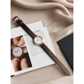 Piaget Altiplano Mini 316 Steel Sapphire Crystal Watch Brown