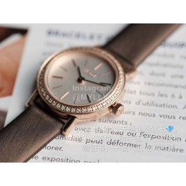 Piaget Altiplano Mini 316 Steel Sapphire Crystal Watch Brown