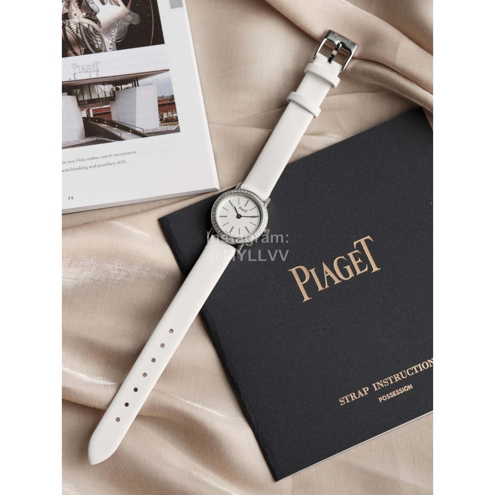 Piaget Altiplano Mini 316 Steel Sapphire Crystal Watch White