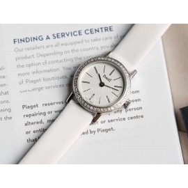 Piaget Altiplano Mini 316 Steel Sapphire Crystal Watch White