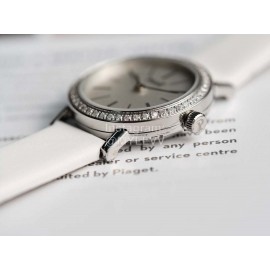 Piaget Altiplano Mini 316 Steel Sapphire Crystal Watch White