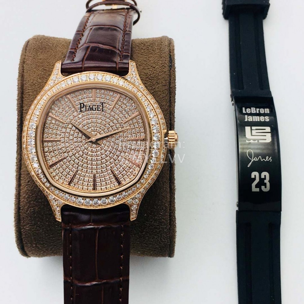 Piaget Tw Factory Black-Tie Diamond Dial Watch Brown