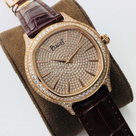 Piaget Tw Factory Black-Tie Diamond Dial Watch Brown
