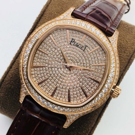 Piaget Tw Factory Black-Tie Diamond Dial Watch Brown