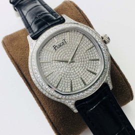Piaget Tw Factory Black-Tie Diamond Dial Watch Black