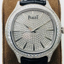 Piaget Tw Factory Black-Tie Diamond Dial Watch Black