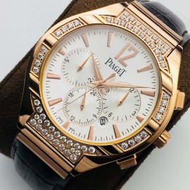 Piaget 43mm Dial Diamond Multifunctional Watch Rose Gold