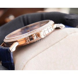 Piaget Altiplano Sapphire Crystal Mechanical Watch Dark Blue