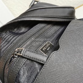 Prada Nylon Leather Handle Elegant Business Briefcase For Men 2ve891